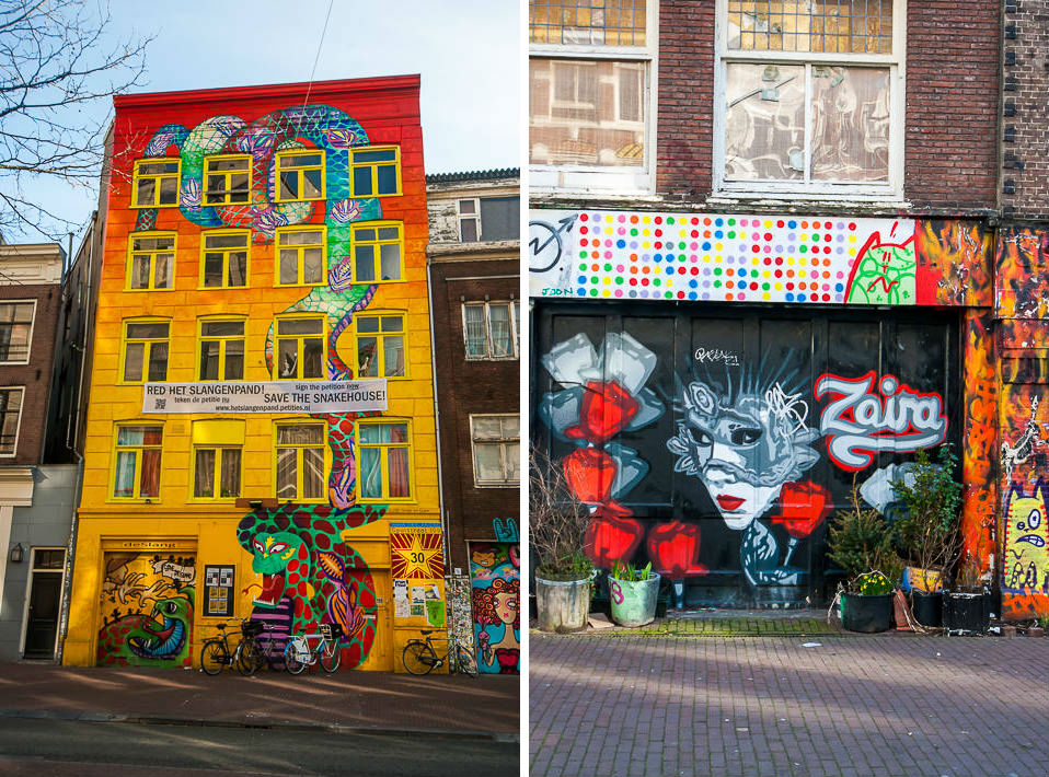 Graffitis in Amsterdam