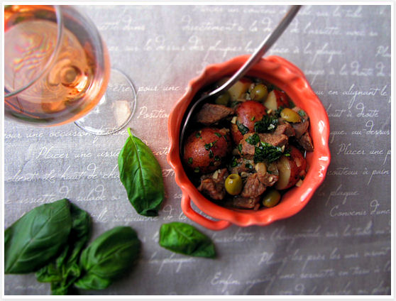 Provençal Lamb Stew with Basil