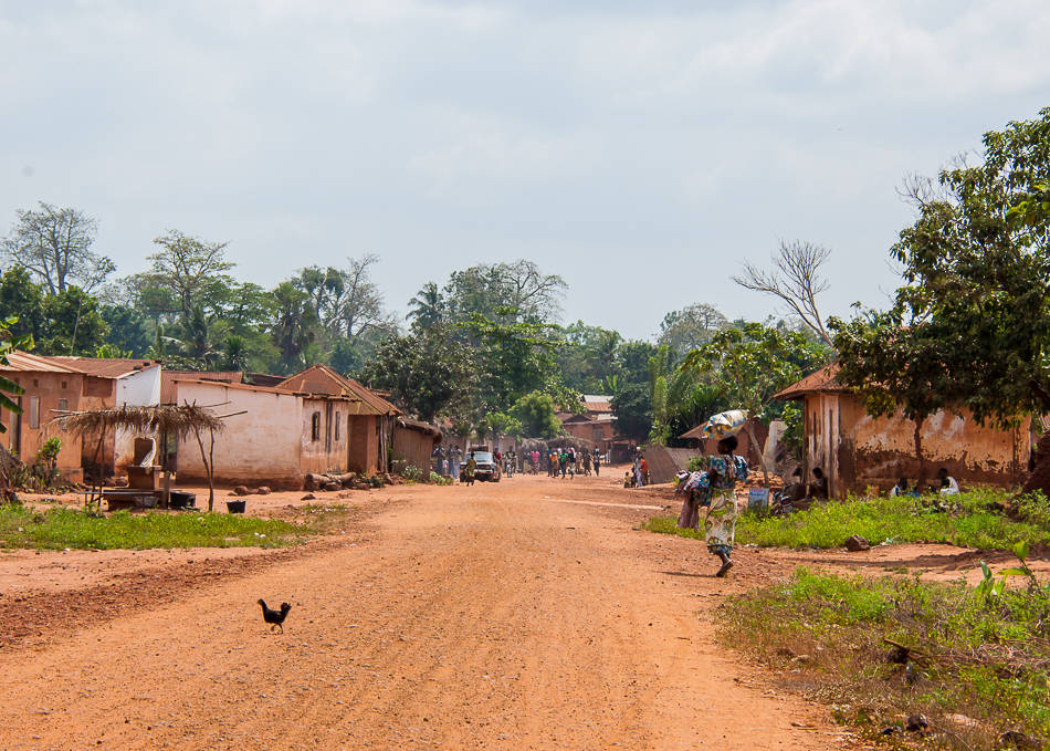 west african village life