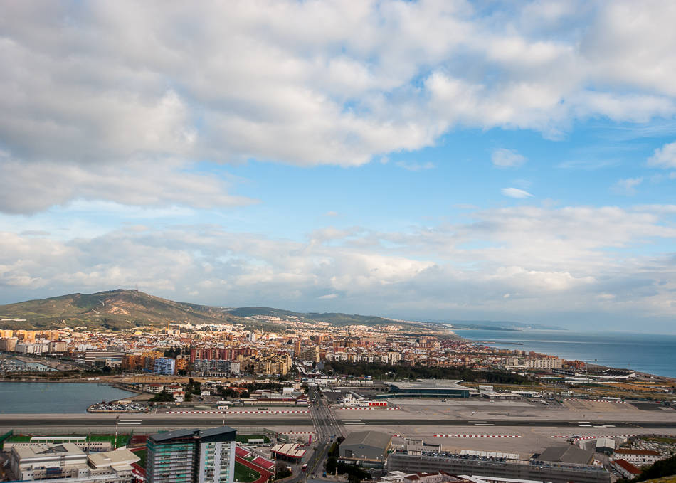 Spain view from Gibraltar