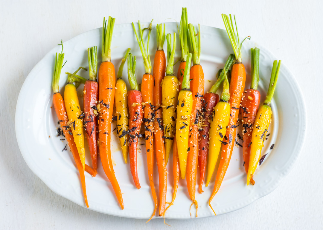 Ginger-lime baby carrots