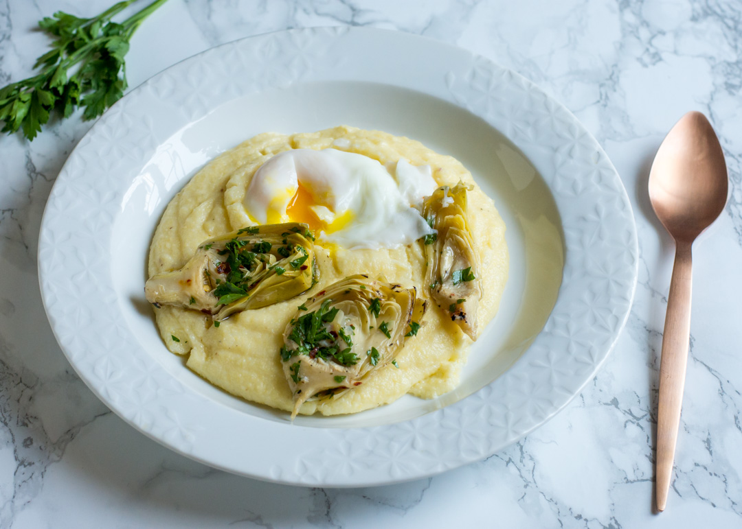 Polenta with Artichokes