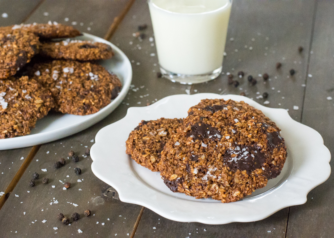 Salt and pepper chocolate chip cookies