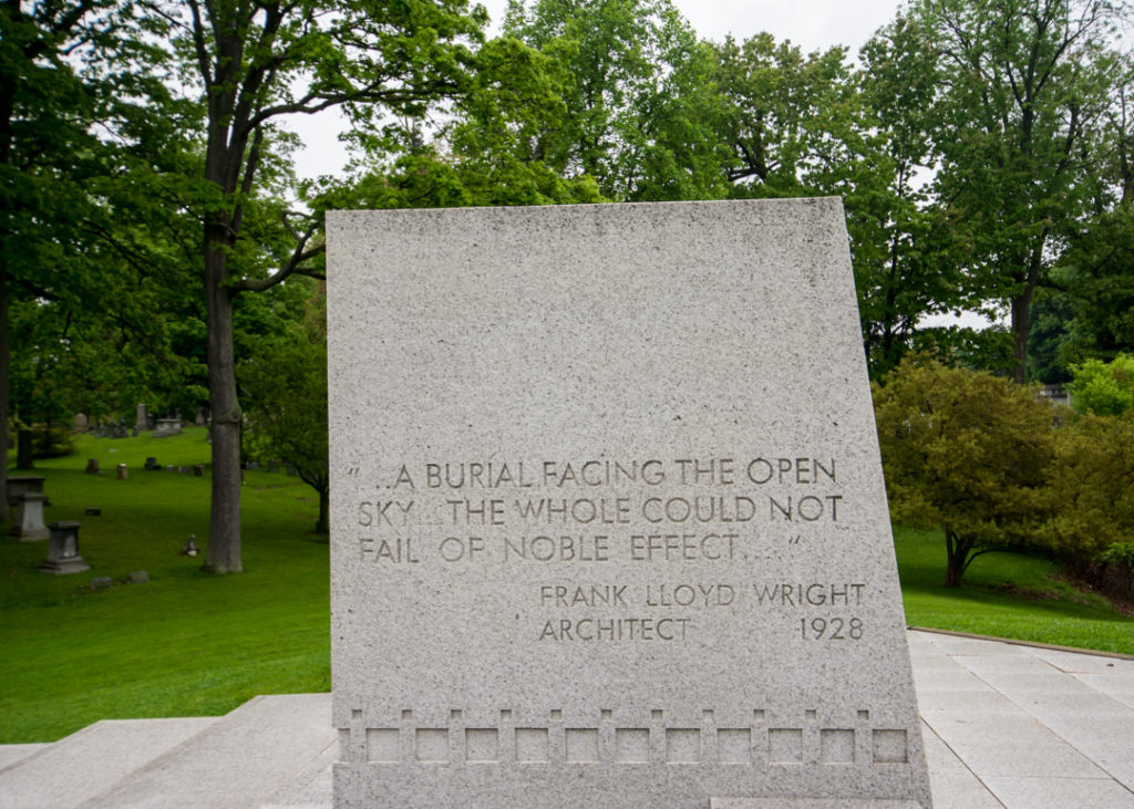 Frank Lloyd Wright Mausoleum - Buffalo