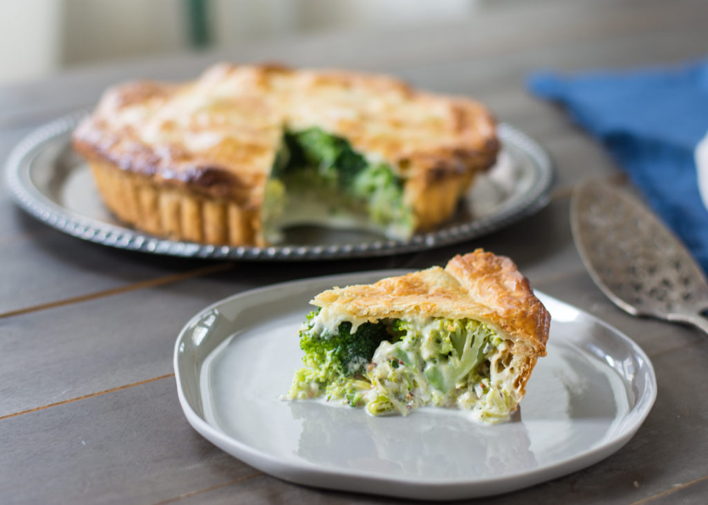 Broccoli and Gorgonzola Pie