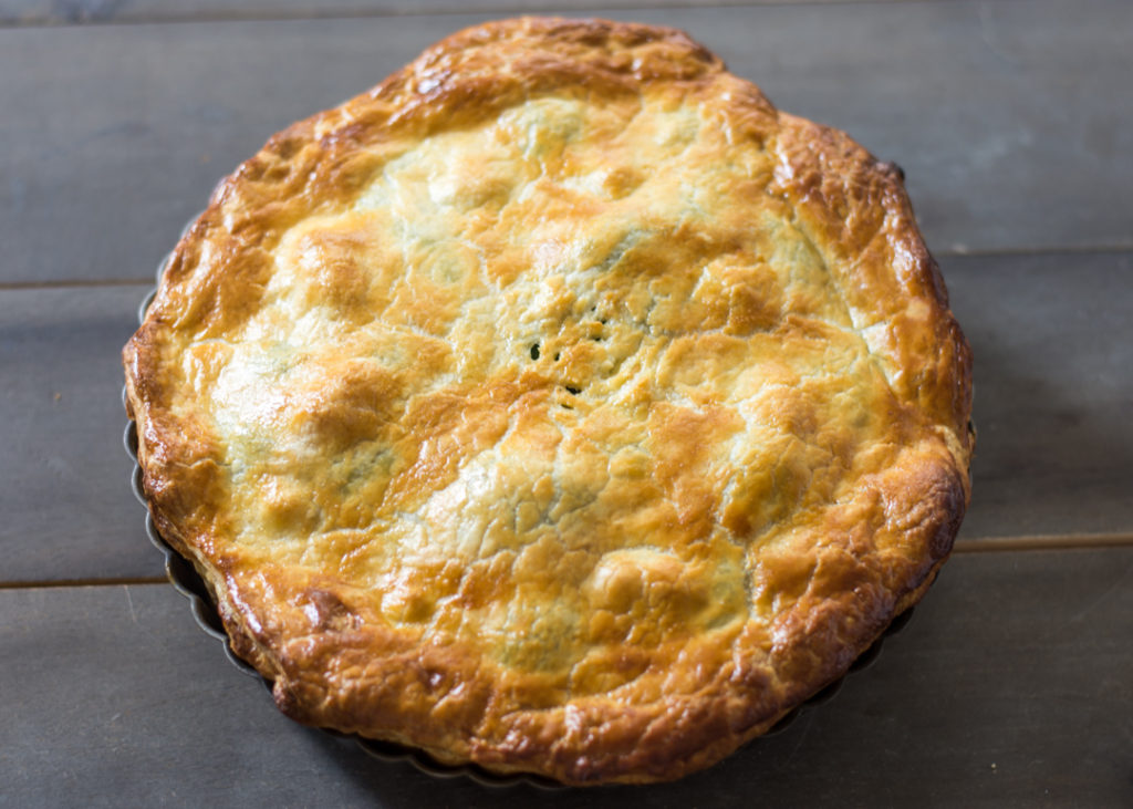 Broccoli and Gorgonzola Pie