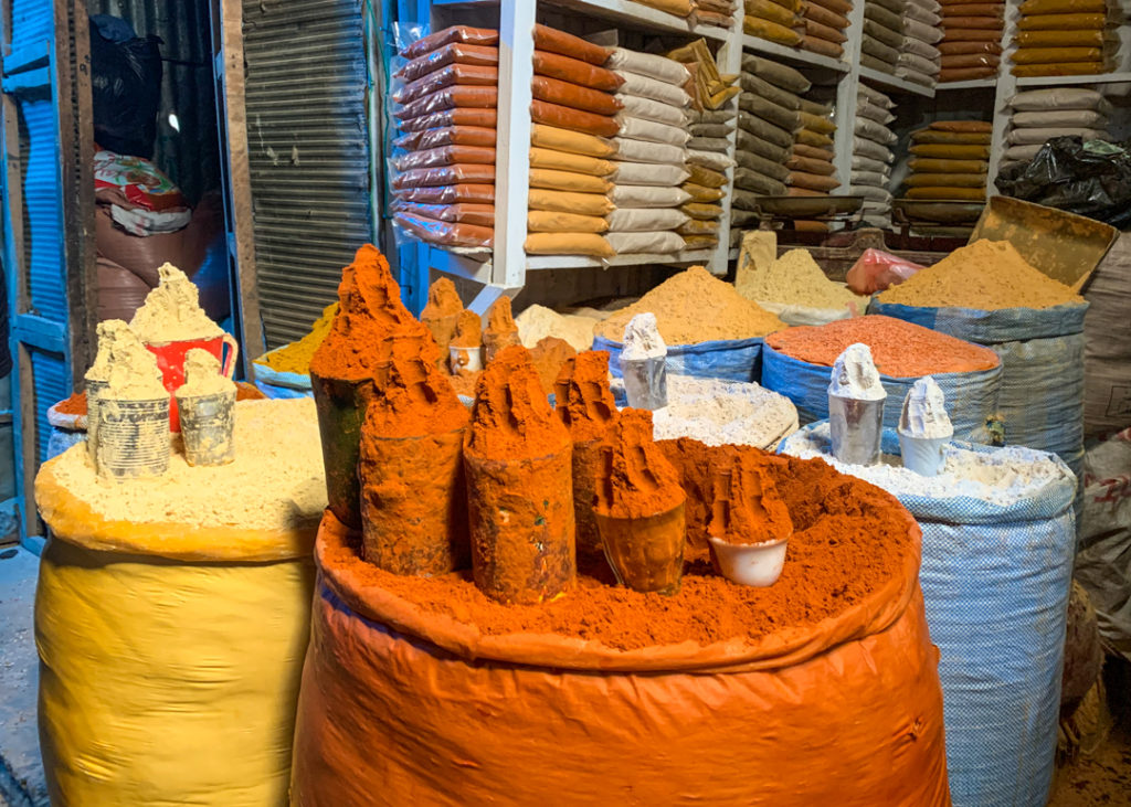 Spices in Sholla Market