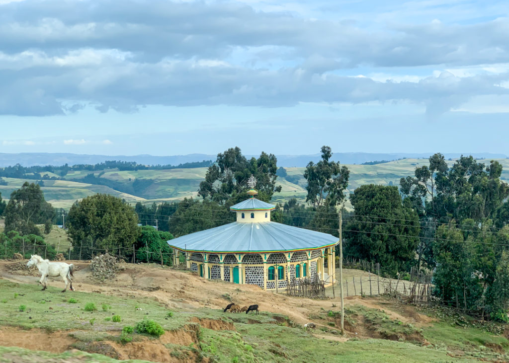Orthodox church in the Simien Mountains