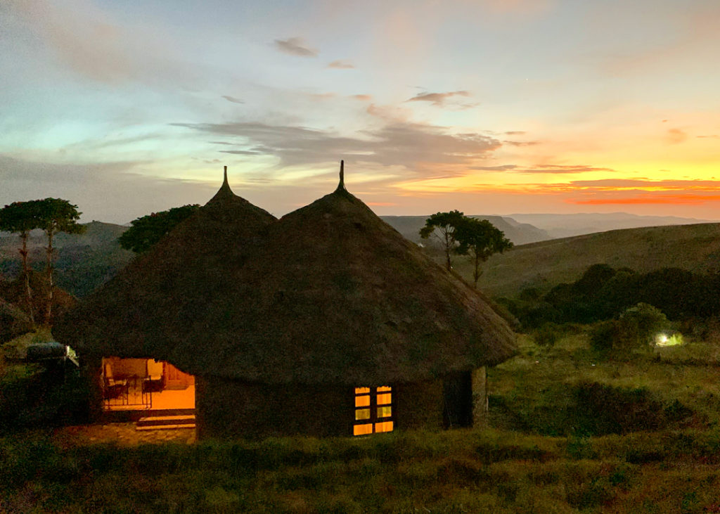 Simien Lodge Sunset