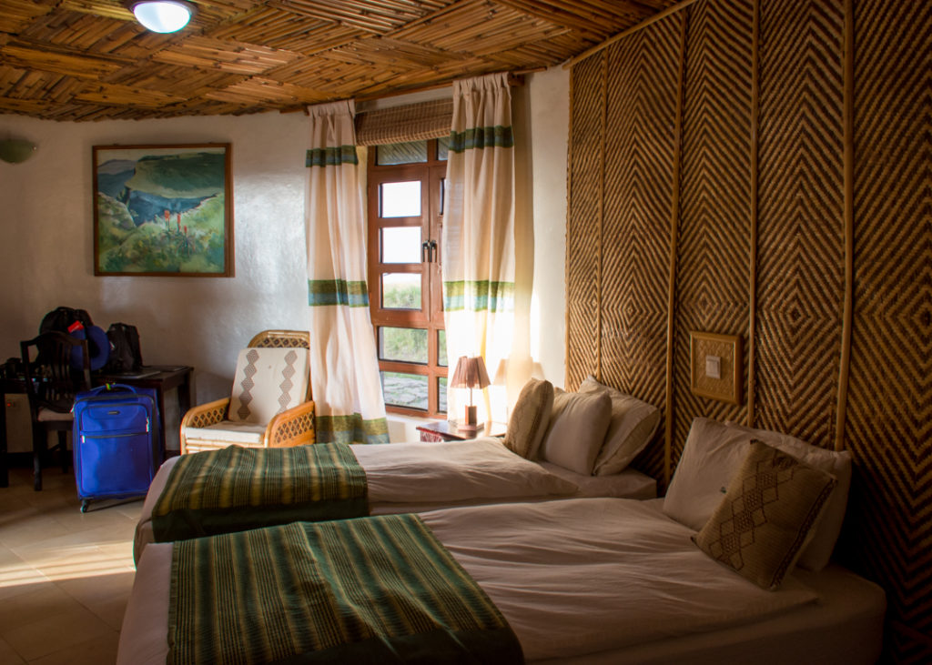 Simien Lodge Hut - Inside