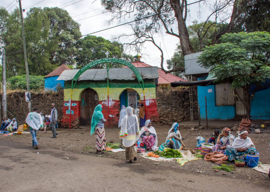 Vegetable sellers in Gondar, Ethiopia