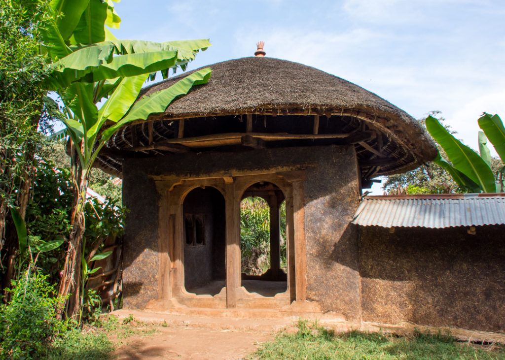 Entrance to Ura Kidane Meret monastery

