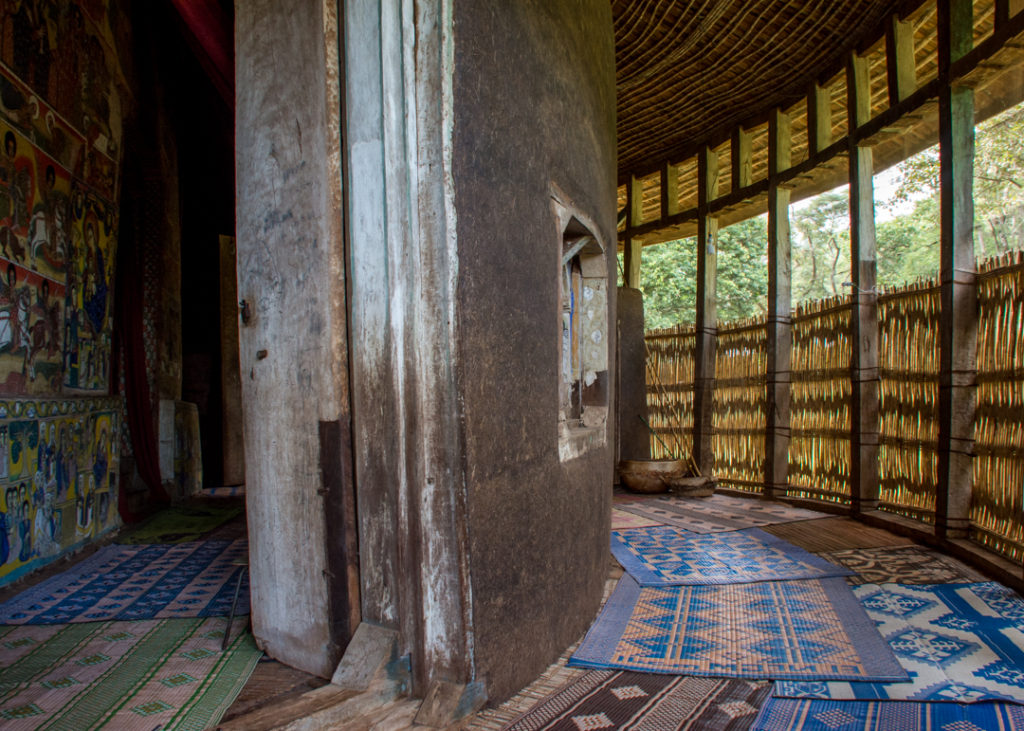 Inside Ura Kidane Meret monastery