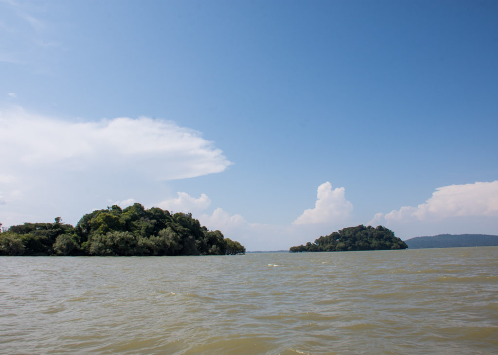 Boating on Lake Tana