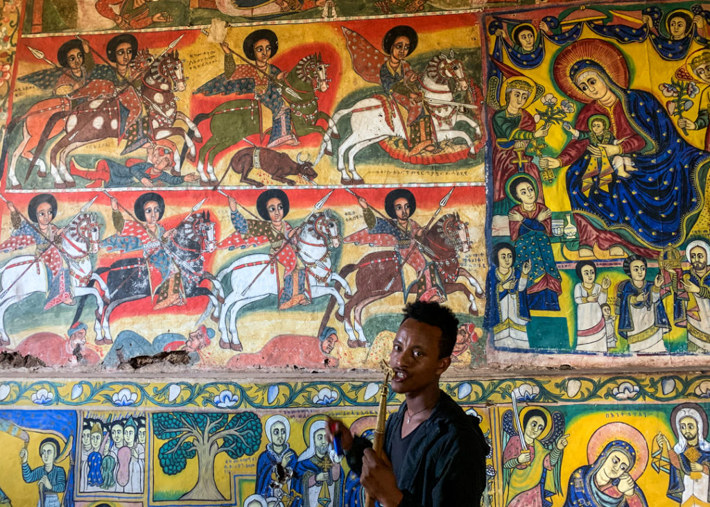 Paintings of Ura Kidane Meret monastery