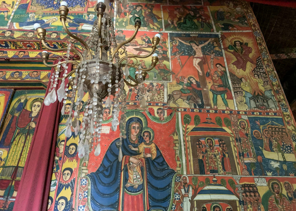 Paintings of Ura Kidane Meret monastery