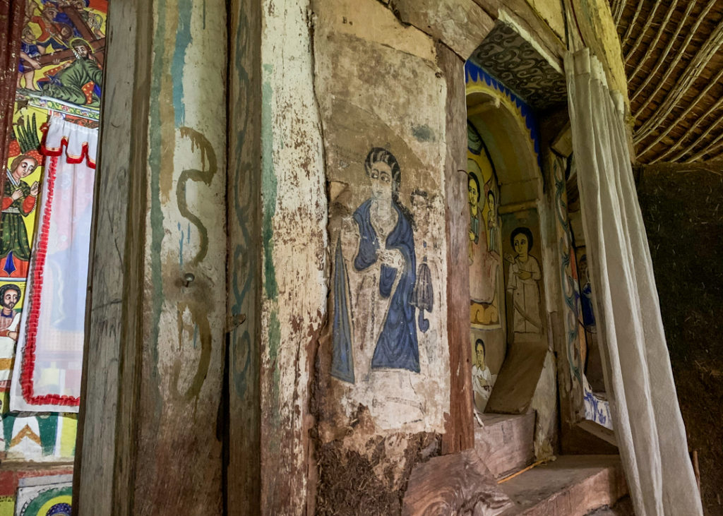 Inside the monastery of Azwa Maryam