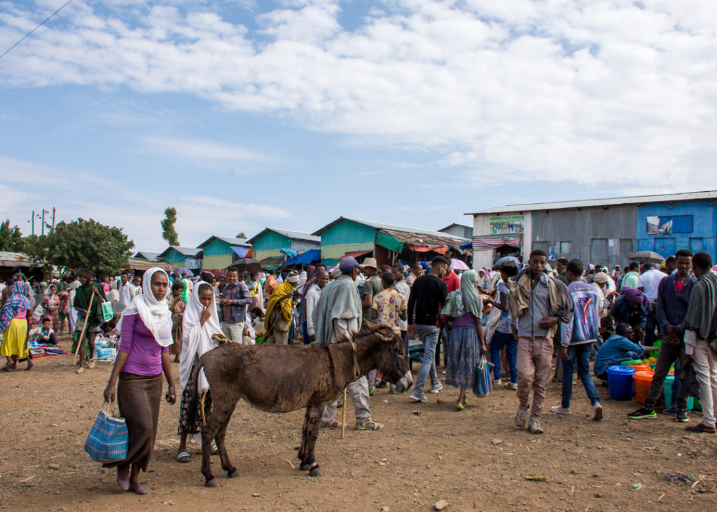 Local market in Ethiopia