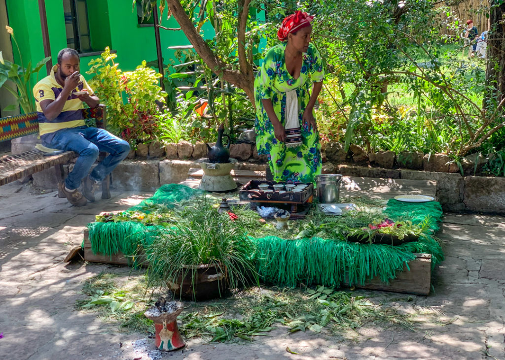 Coffee ceremony - Lalibela