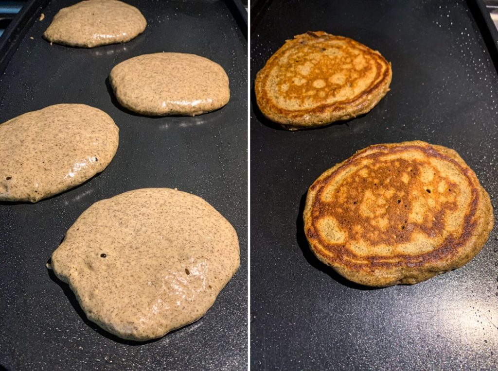 Cooking blinis