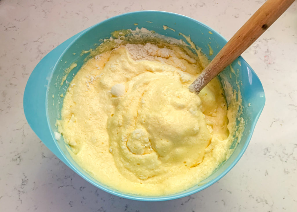 Sponge cake batter