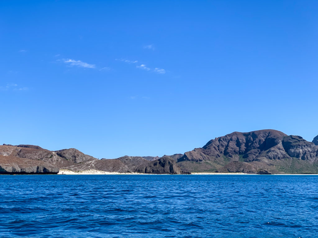 Playa Balandra from the boat