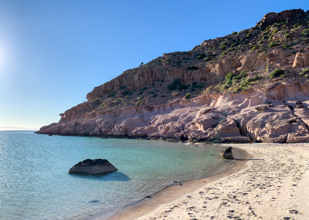 Beach on Isla Espiritu Santo