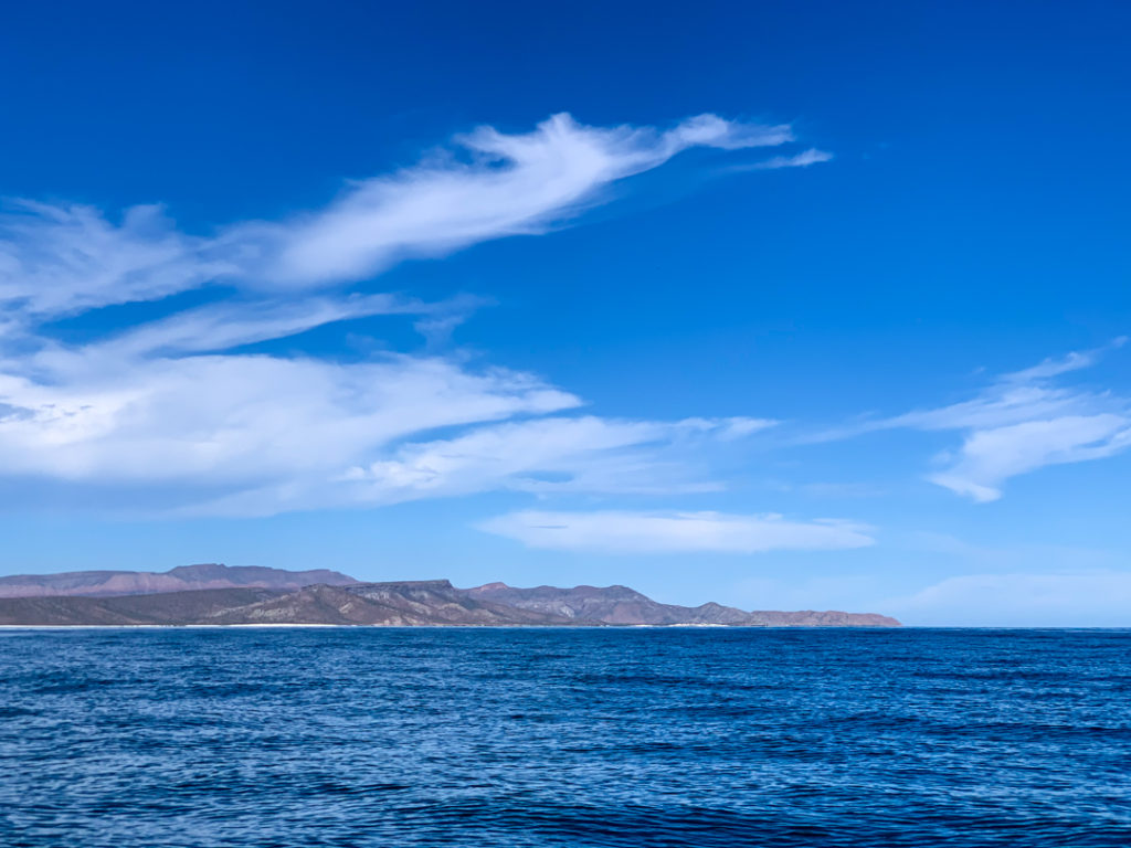 Isla Espiritu Santo in the distance