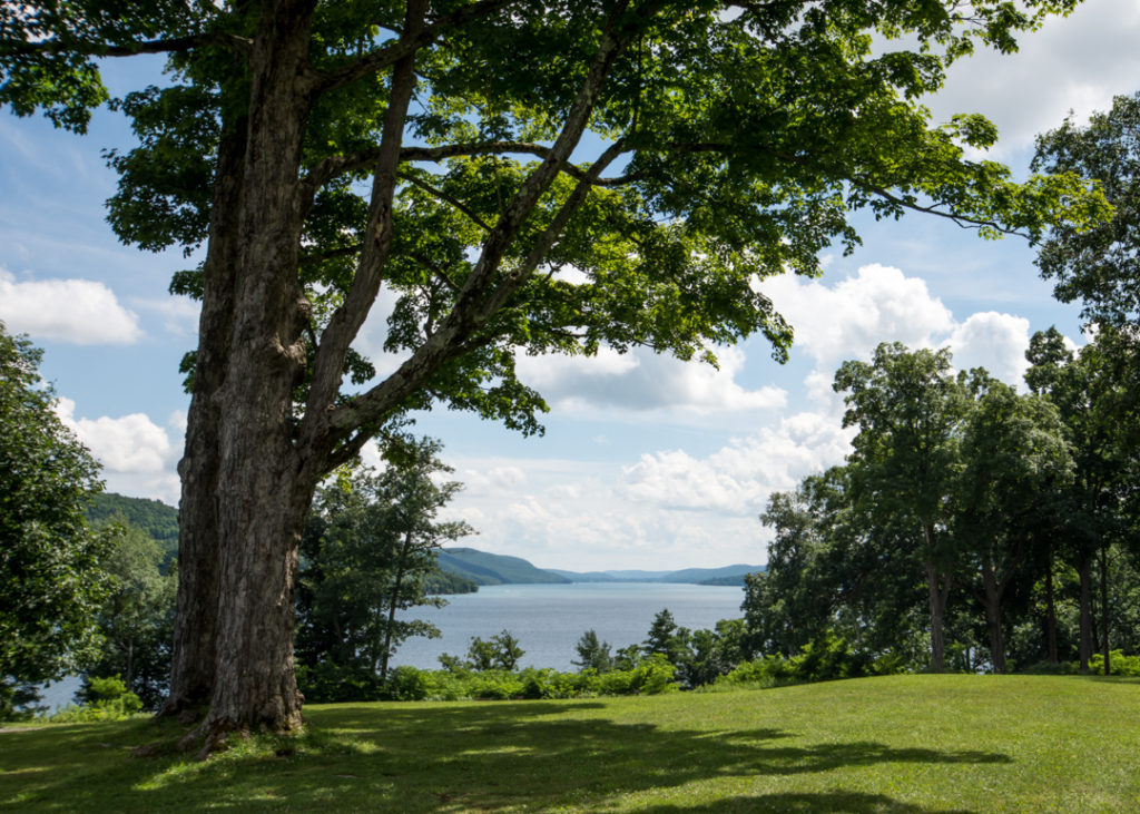 View of Otsego Lake from Hyde Hall