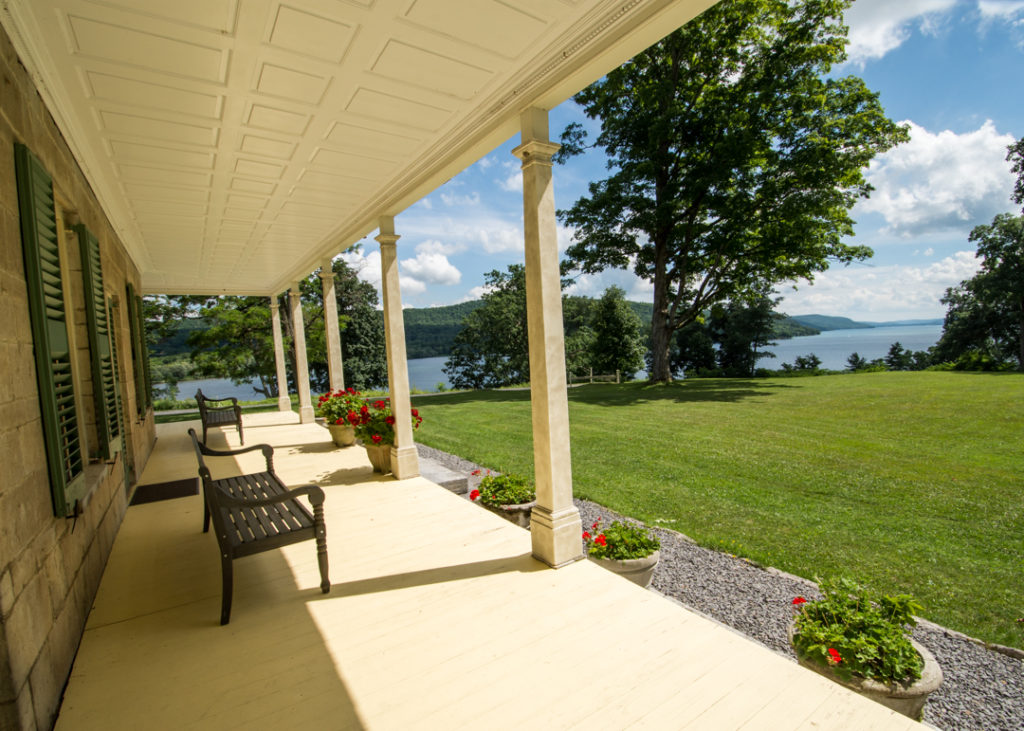 Porch at Hyde Hall