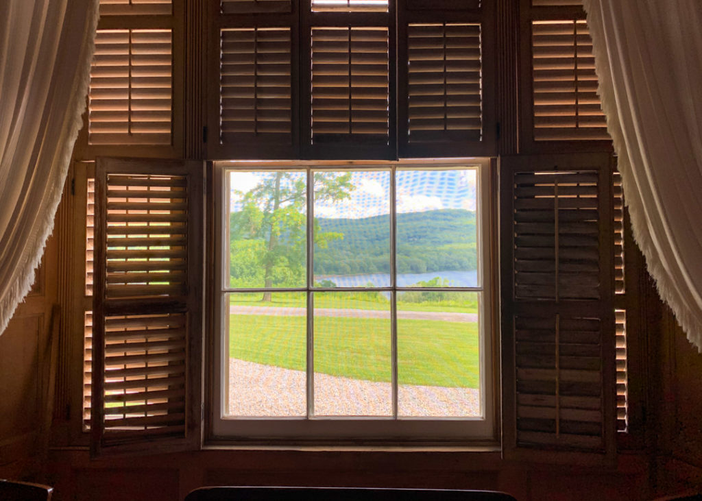 Window overlooking Otsego Lake - Hyde Hall