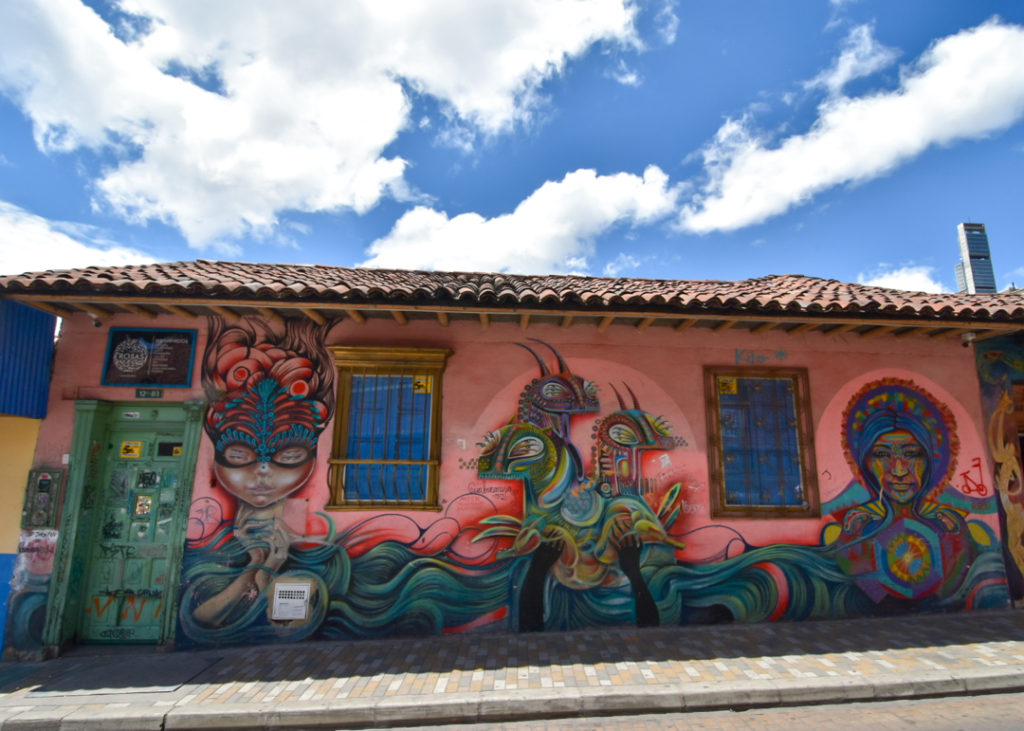Mural in La Candelaria, Bogota