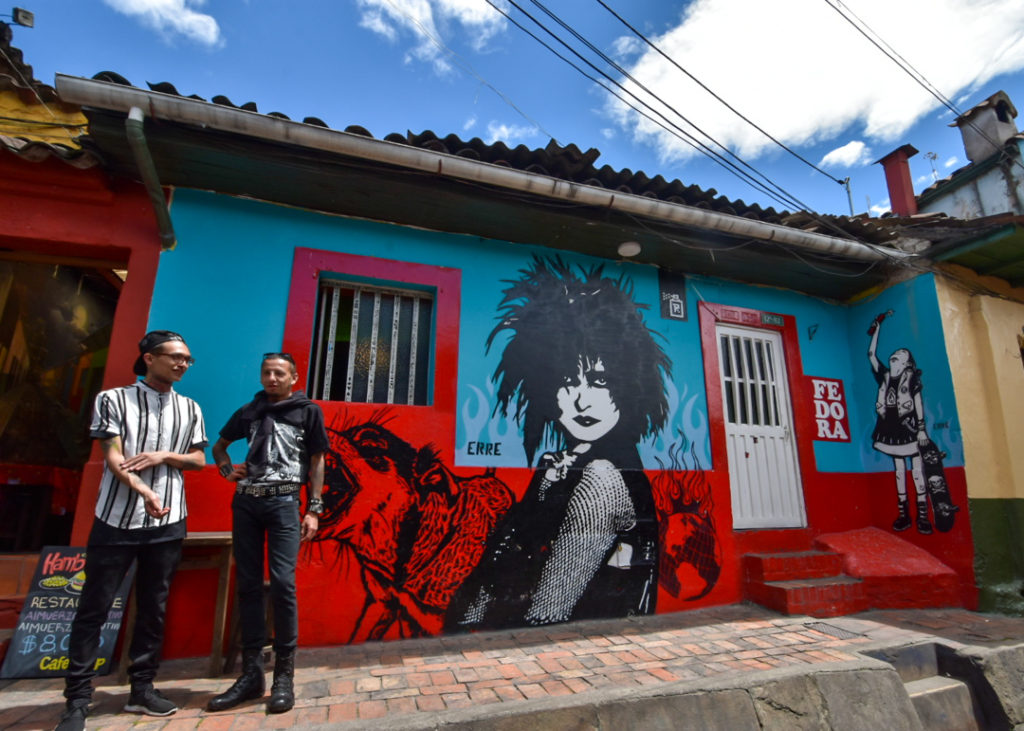 Mural in La Candelaria, Bogota