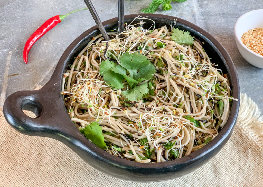 Soba Noodles with Seaweed