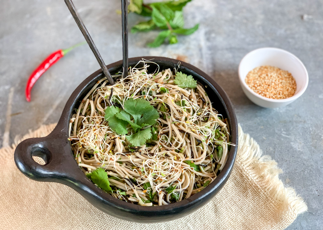 Soba Noodles with Seaweed