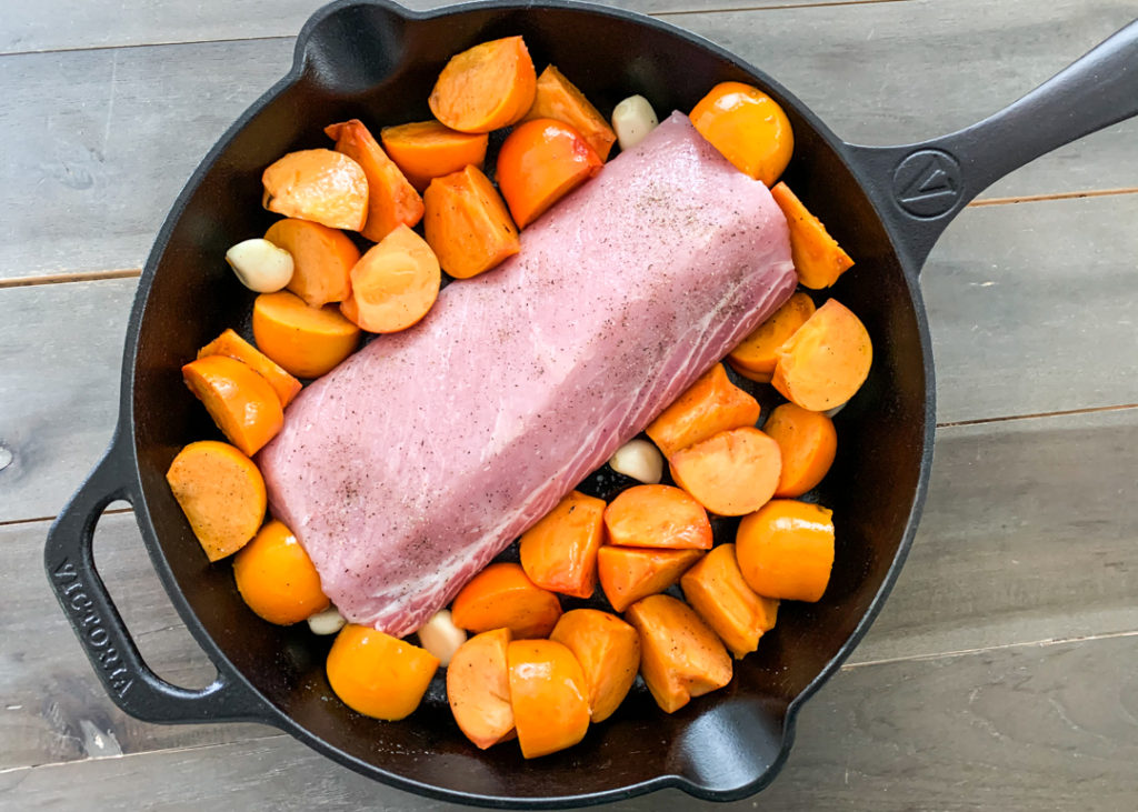 Pork with Persimmons