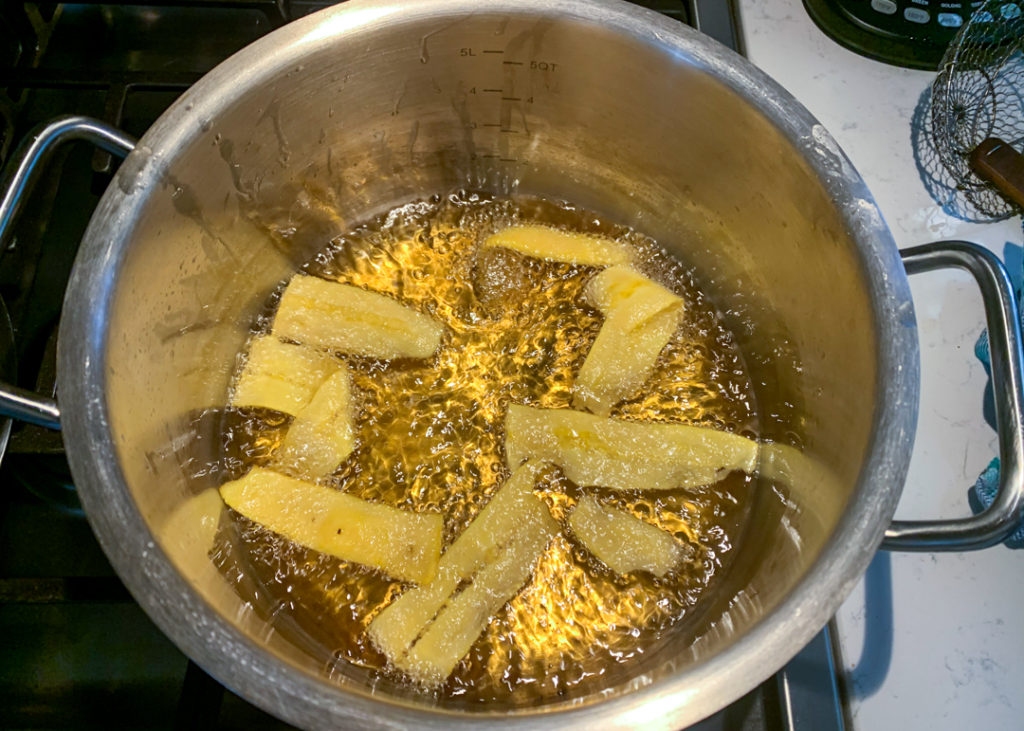 Frying Plantains