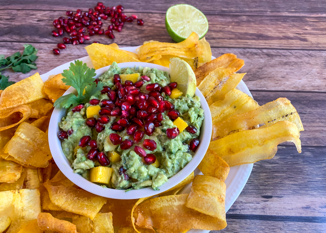 Mango Pomegranate Guacamole