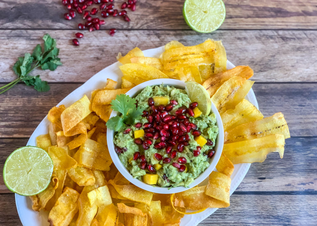 Mango Pomegranate Guacamole