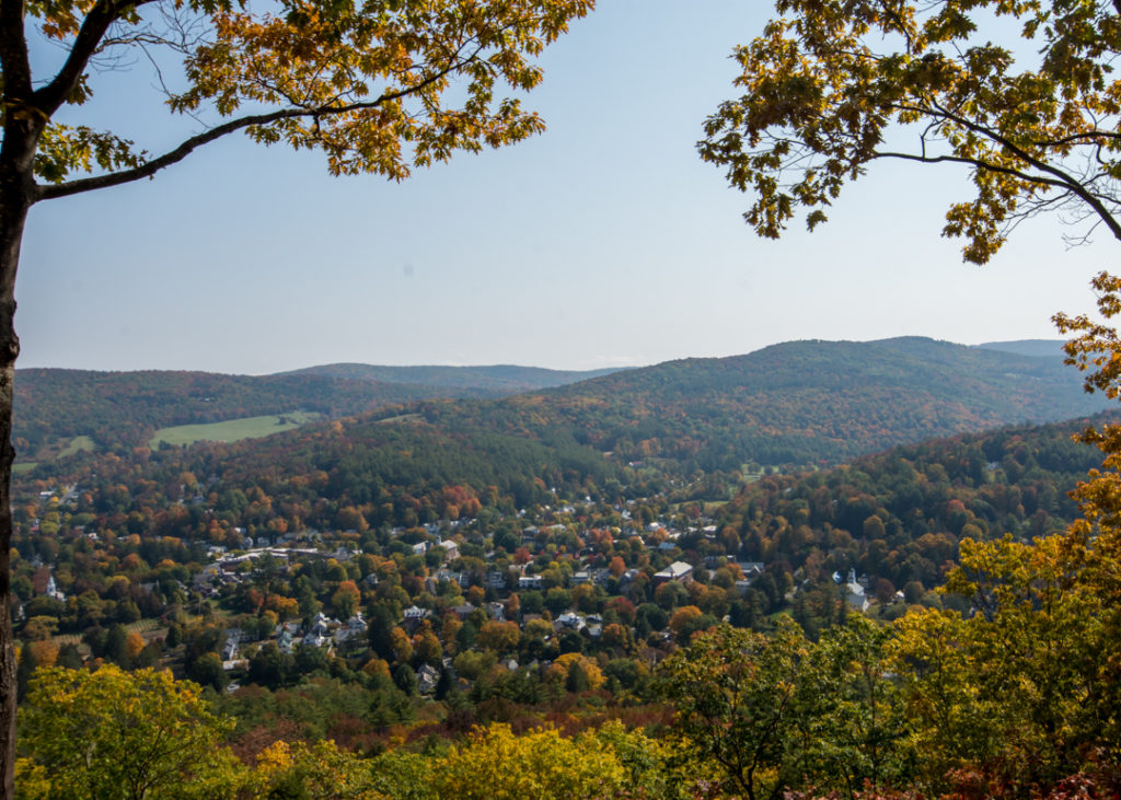 Woodstock Vermont from Mt Tom