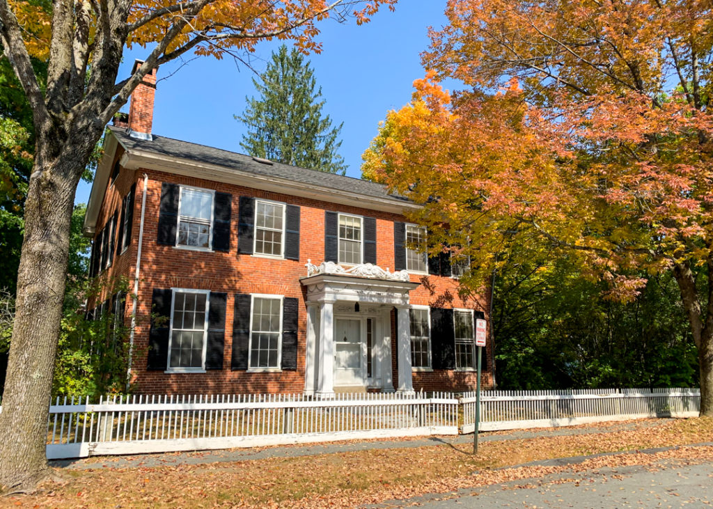 Federal house in Woodstock Vermont