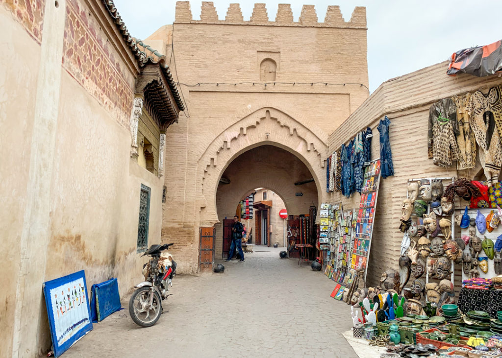 Gates in the medina - Marrakesh