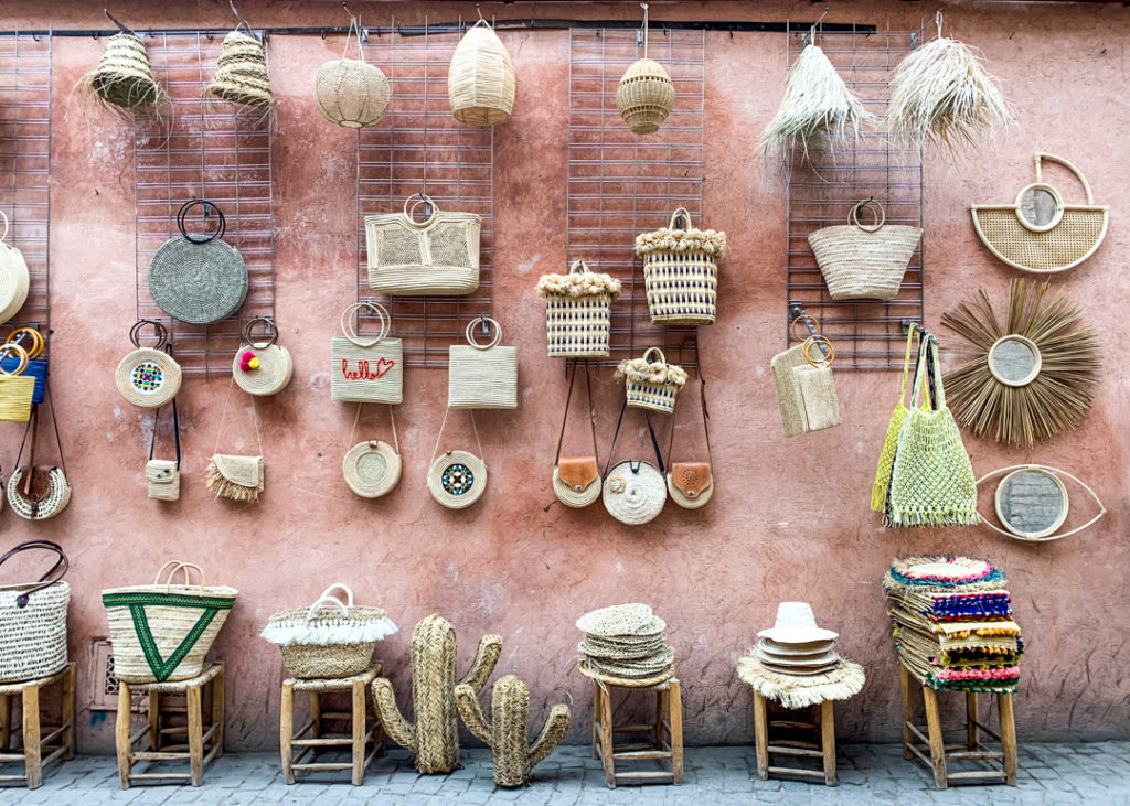 Shop display in the medina