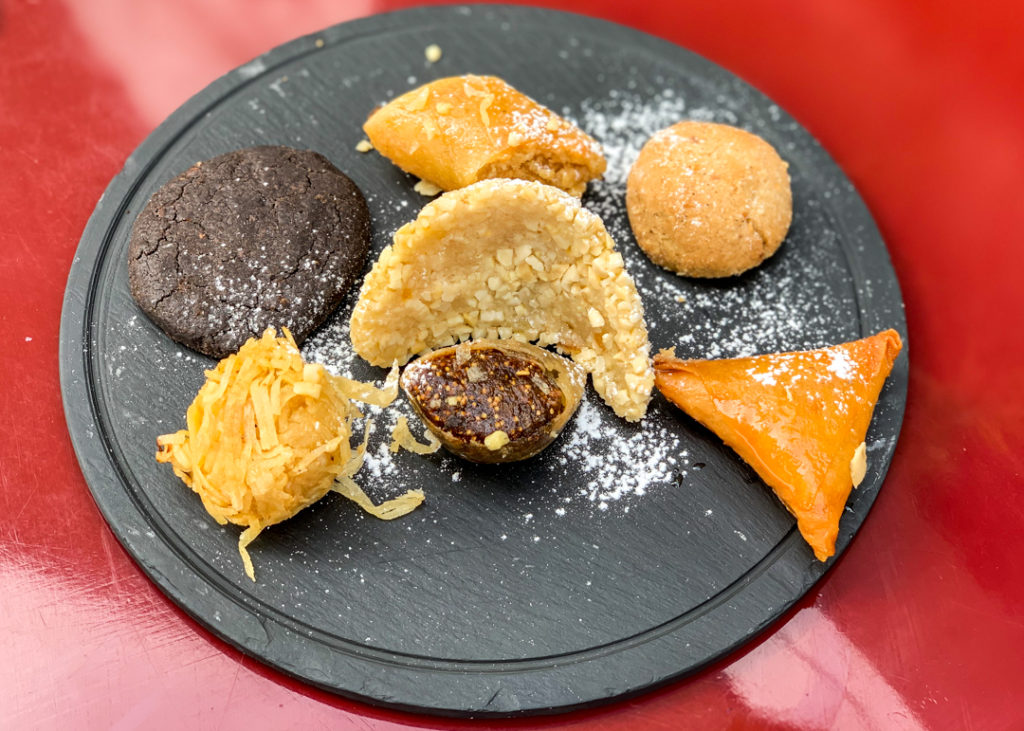 Sweets at Terrace des Epices - Marrakesh