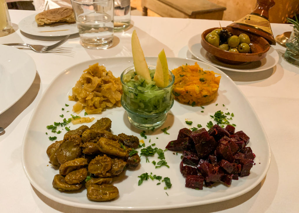 Moroccan Salads at Dar Cherifa - Marrakesh