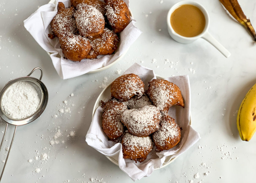 Bananas Foster Fritters