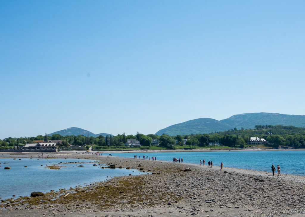 Bar Island in Bar Harbor