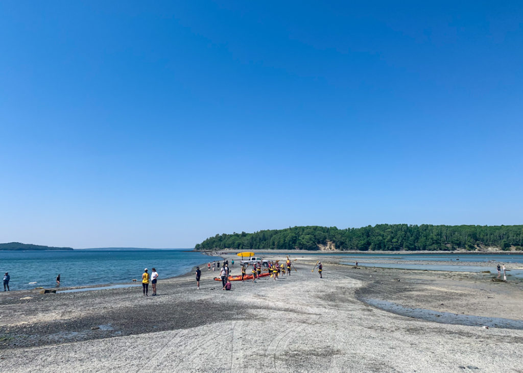 Bar Island in Bar Harbor