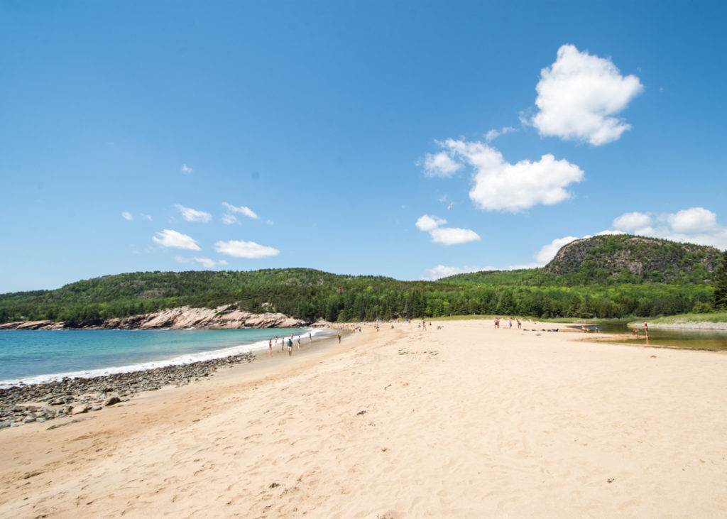 Sand Beach in Acadia National Park