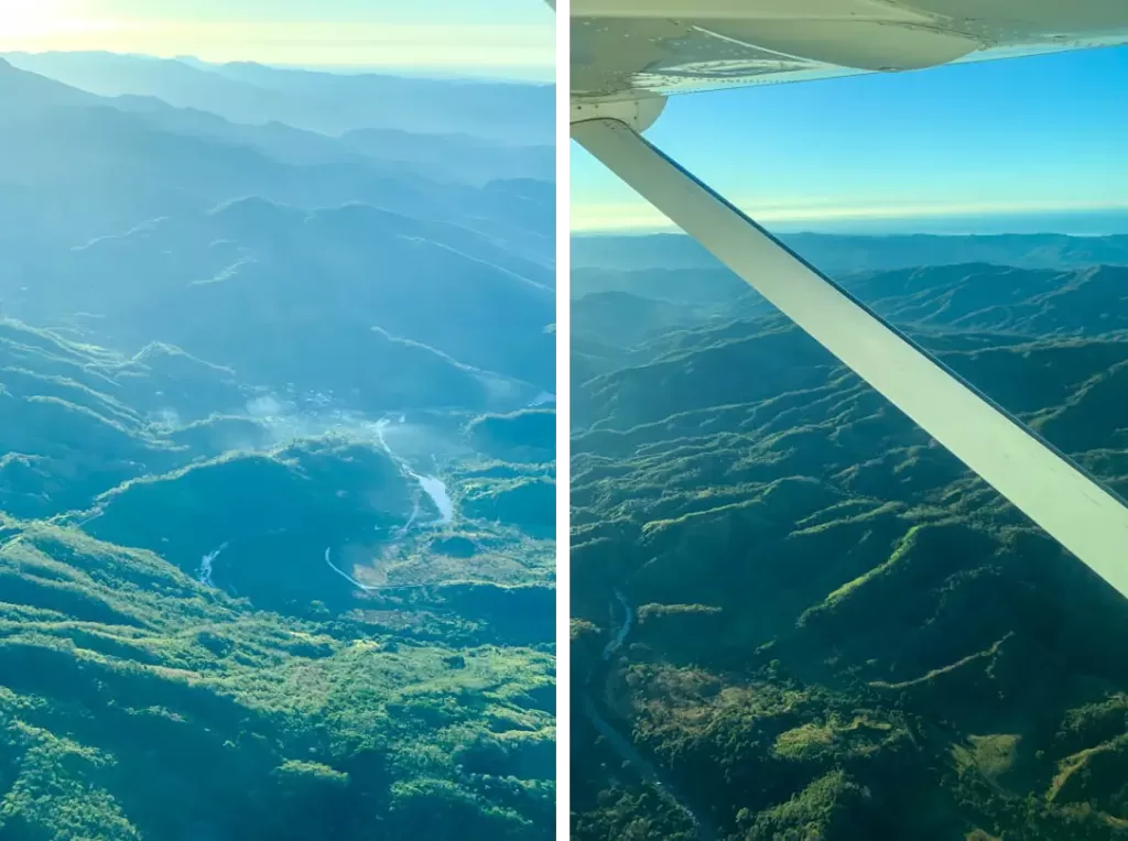 Flying to Puerto Escondido